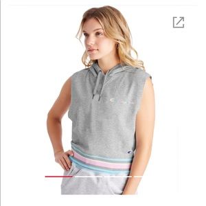 Champion Campus French Terry Sleeveless Hoodie